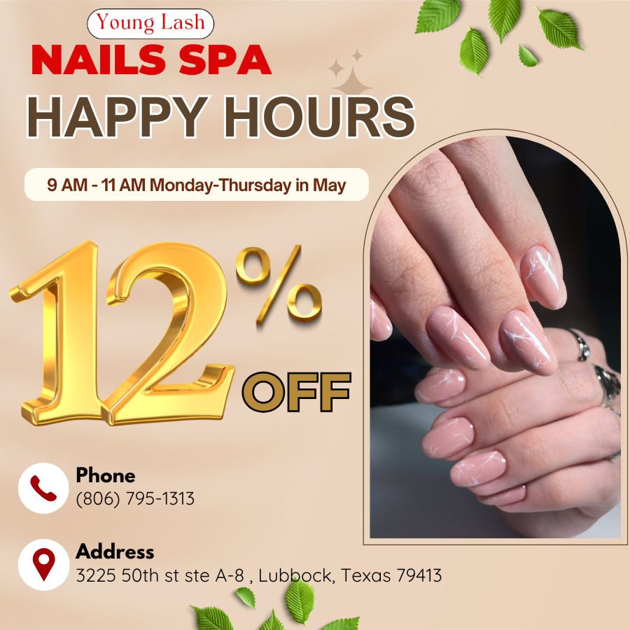 It's Happy Hour at Young Lash Nails Spa